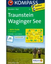 Traunstein, Waginger See turistatérkép - KOMPASS 16