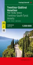   Trentino, Dél-Tirol és Veneto; Südtirol - Trentino - Gardasee - Venetien autótérkép