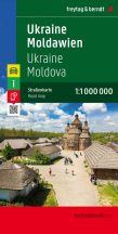 Ukrajna, Moldova autóstérkép