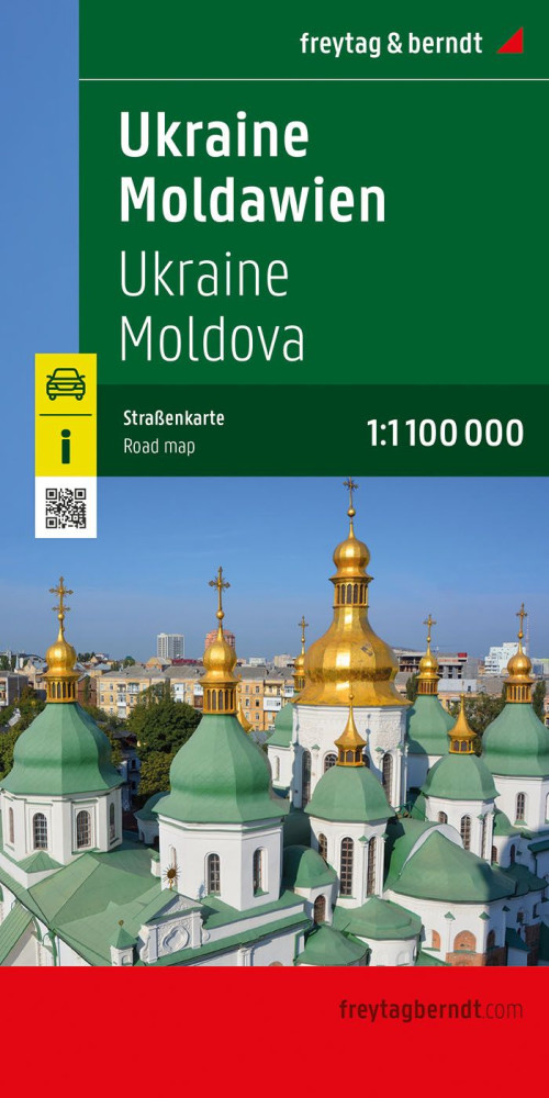 Ukrajna, Moldova autóstérkép - A Lurdy Ház Térképbolt,Tel:45