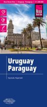 Uruguay / Paraguay térkép - 2024 - Reise