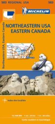 USA-Észak-kelet, Kanada-kelet - autóstérkép - Michelin 583 USA-Észak-kelet, Kanada-kelet - autóstérkép - Michelin 583