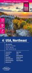 USA 4 Észak-kelet térkép - Reise 2023