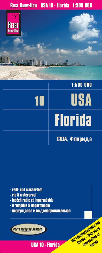 USA 10, Florida térkép - A Lurdy Ház Térképbolt,Tel:456-05-6