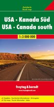 USA, Kanada-dél  -  autóstérkép 