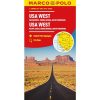 USA - West / Nyugat- autóstérkép Marco Polo