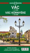 Vác - Vác környéke várostérkép - 2022