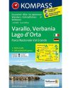 Varallo, Verbania, Lago d'Orta turistatérkép - KOMPASS 97