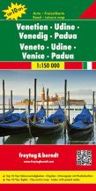   Veneto - Udine - Velence - Udine - Padua autós- és szabadidő térkép