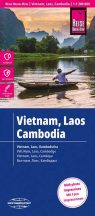Vietnam, Laosz, Kambodzsa - autóstérkép - Reise