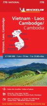 Vietnam, Laosz, Kambodzsa - autóstérkép - Michelin 770