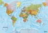 A Világ (The World) falitérkép 100*70 cm - térképtűvel szúrható, keretezett