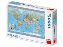 Világtérkép 1000 darabos puzzle