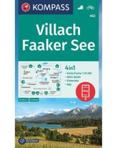 Villach - Faaker See turistatérkép KOMPASS 062