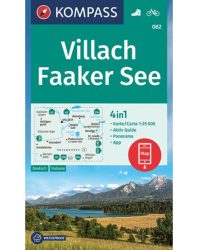 Villach - Faaker See turistatérkép KOMPASS 062