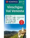 Vinschgau - Val Venosta, 3 részes szett turistatérkép - KOMPASS 670