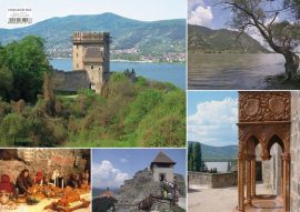 Visegrád tányéralátét + hátoldalán Dunakanyar és várostérképek Visegrád tányéralátét + hátoldalán Dunakanyar és várostérképek