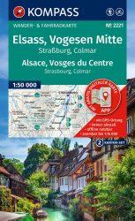 Közép-Elzász / Közép-Vogézek (Németország/Franciaország) - Kompass 2221 Közép-Elzász / Közép-Vogézek (Németország/Franciaország) - Kompass 2221