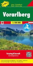 Vorarlberg szabadidőrétkép Top 10 tipp, 1:100 000