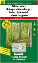 wk 5011 / Wienerwald-Naturpark Föhrenberge-Baden-Helenental-Lainzer Tiergarten - túristatérkép