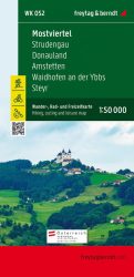 WK 052 Mostviertel - Strudengau - Donauland - Amstetten - Waidhofen a.d. Ybbs - Steyr turistatérkép