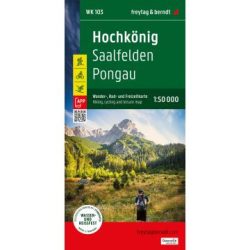 WK 103 Pongau - Hochkönig - Saalfelden turistatérkép 2025