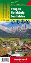 WK 103 Pongau - Hochkönig - Saalfelden turistatérkép