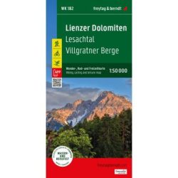 WK 182 Lienzer Dolomiten - Lesachtal - Villgratner Berge turistatérkép - 2025