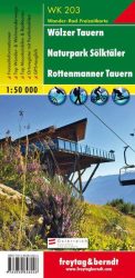 WK 203 Wölzer Tauern - Sölktal - Rottenmanner Tauern turistatérkép - Lienzer Dolomitok