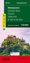   WK 231 Mittelkärnten, Gurktaler Alpen, Friesach, Feldkirchen, St. Veit an der Glan turistatérkép