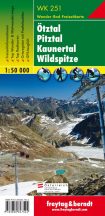   WK 251 Ötztal - Pitztal - Kaunertal - Wildspitze túristatérkép