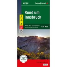  WK 5241 Innsbruck környékén, gyalogos, kerékpáros és szabadidős térkép 2024