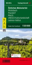   WK 0014 Keleti borvidék - Mistelbach - Poysdorf - March - UNESCO Kulturális Világörökség túristatérkép