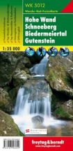   WK 5012 Hohe Wand · Schneeberg · Biedermeiertal · Gutenstein túristatérkép