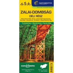 Zalai-dombság déli rész - turistatérkép - 2024