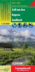 WK 382 Zell am See · Kaprun · Saalbach - túristatérkép