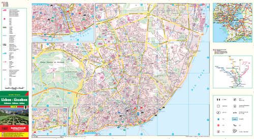 lisszabon térkép Lisszabon City Pocket   város térkép   A Lurdy Ház Térképbolt,Tel  lisszabon térkép