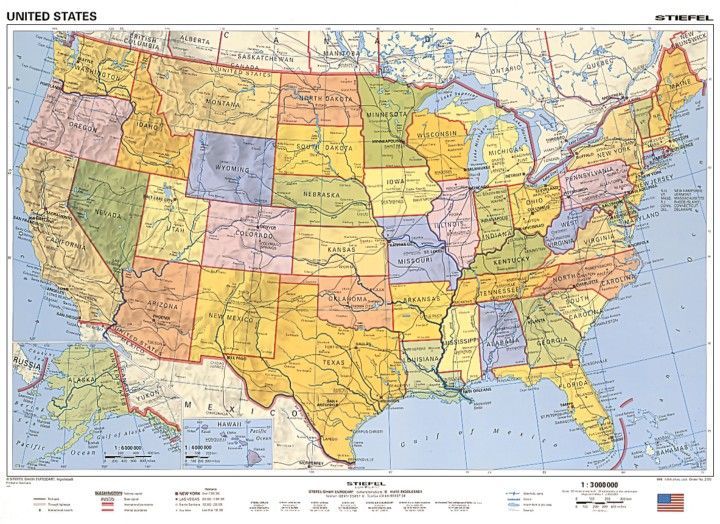 usa domborzati térkép USA, domborzati + politikai DUO (angol) 160*120 cm laminált  usa domborzati térkép